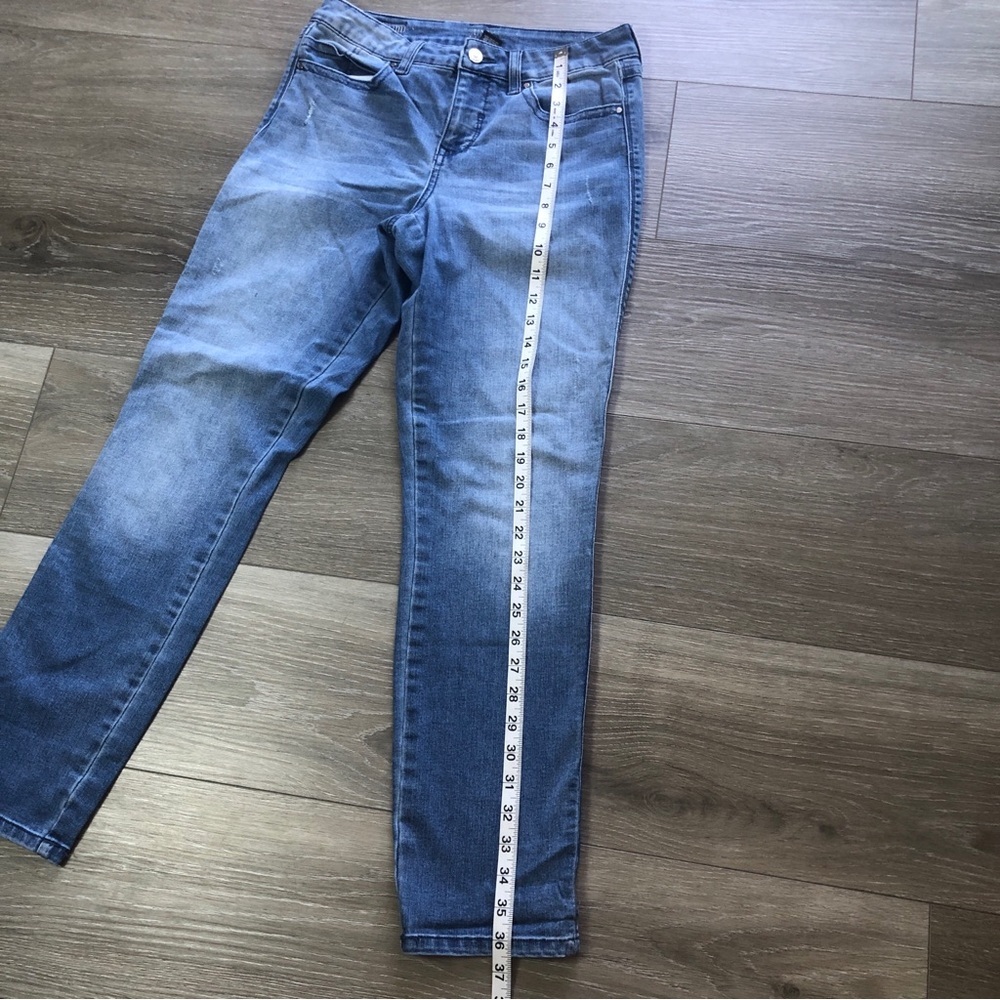 Women's Blue Skinny Jeans - Picture 10 of 12